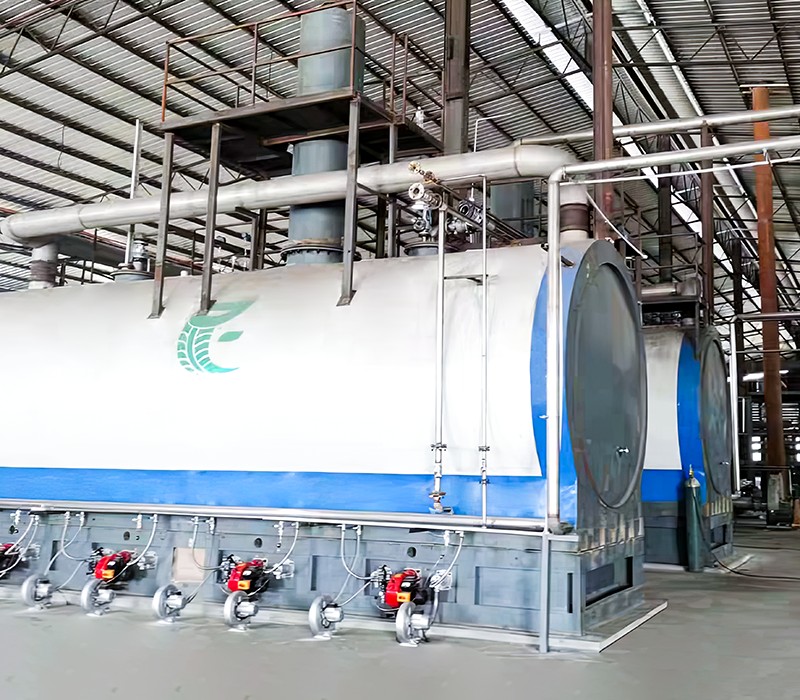Planta de destilación atmosférica para aceite de motor residual