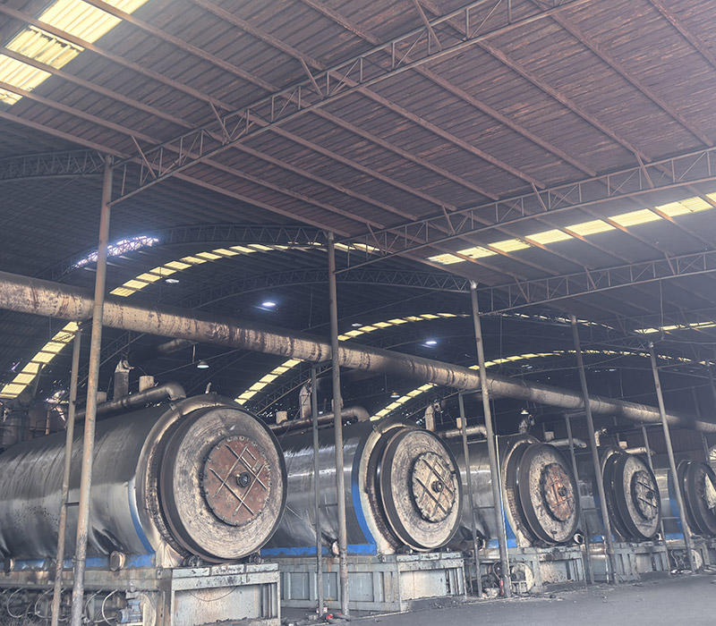 Reactor por lotes de biomasa a biochar